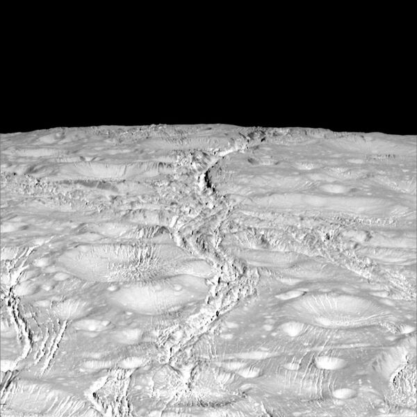 Encelade, une lune de Saturne - Sputnik Afrique