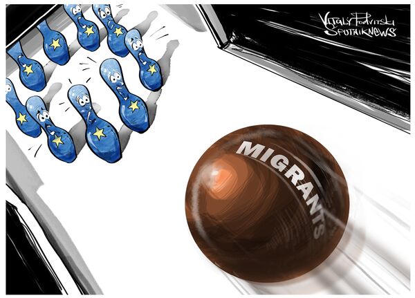 L'UE joue son avenir dans la crise des migrants L'UE joue son avenir dans la crise des migrants - Sputnik Afrique