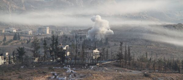 Militärinsats i den syriska staden Harasta - Sputnik Afrique