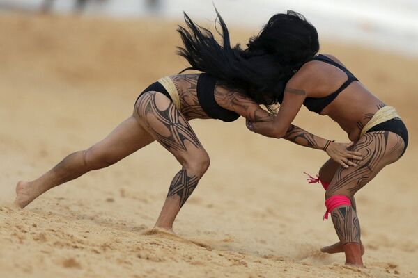 Les magnifiques aborigènes aux Jeux mondiaux des peuples autochtones du Brésil - Sputnik Afrique