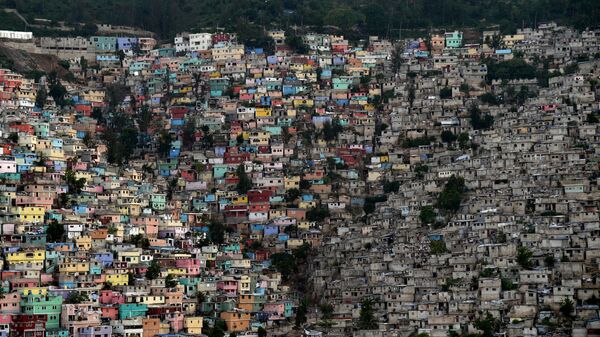 Quartiers pauvres de Port-au-Prince (Haïti), octobre 2015 - Sputnik Afrique