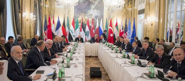 Négociations de Vienne sur le règlement de la crise en Syrie, le 30 Oct., 2015 - Sputnik Afrique