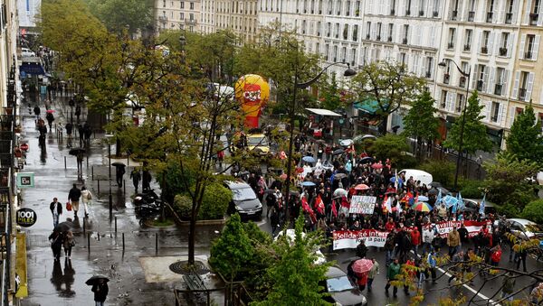 Une manifestation à Paris - Sputnik Afrique