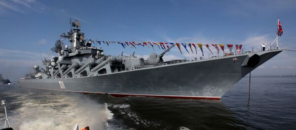 Le croiseur porte-missiles russe Variag - Sputnik Afrique
