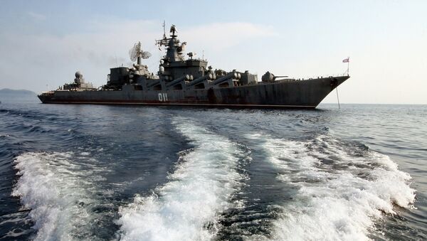 Le croiseur porte-missiles russe Variag - Sputnik Afrique