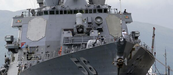 The U.S. Navy warship USS John McCain, an Arleigh-Burke class destroyer. File photo - Sputnik Afrique