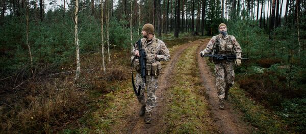 soldats lettons - Sputnik Afrique