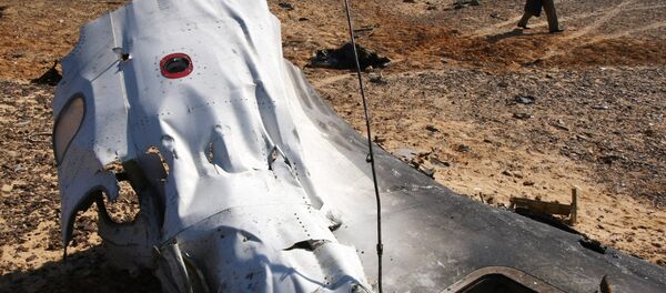 Débris de l'A321 russe sur les lieux du crash - Sputnik Afrique