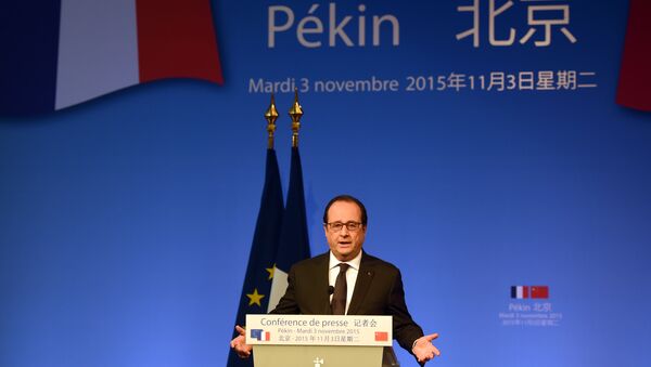 François Hollande à Pékin - Sputnik Afrique