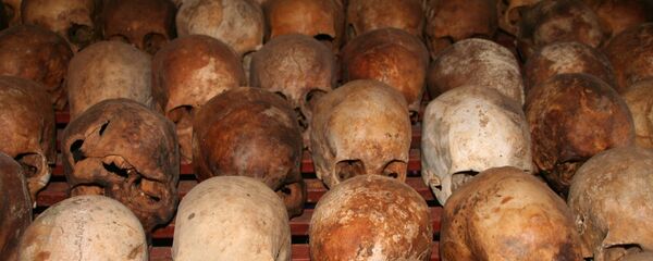 Les crânes des victimes du génocide - Sputnik Afrique