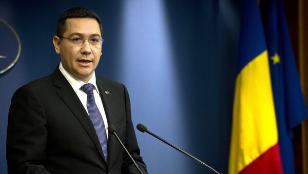 Le premier ministre roumain, Victor Ponta - Sputnik Afrique