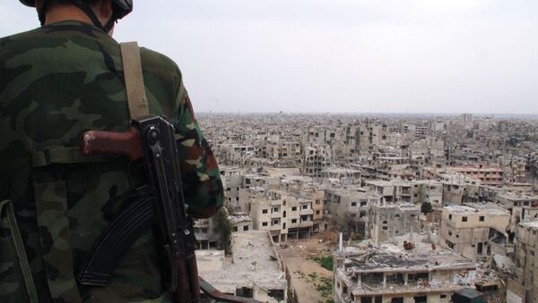 Soldat syrien à Homs, Syrie - Sputnik Afrique