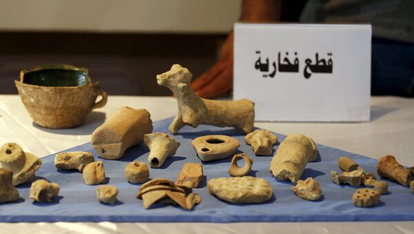 artefacts provenant des villes antiques syriennes - Sputnik Afrique