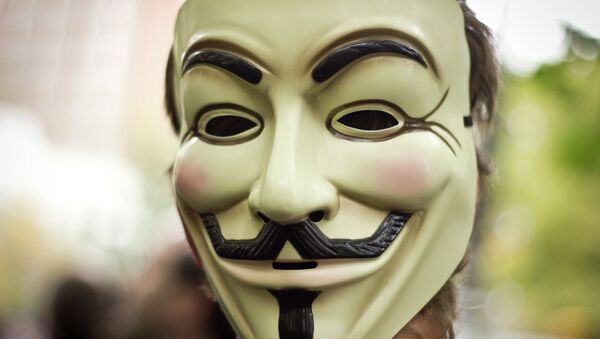 Masque d'Anonymous - Sputnik Afrique