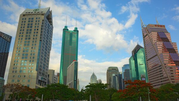 Quartier financier à Shenzhen, en Chine - Sputnik Afrique