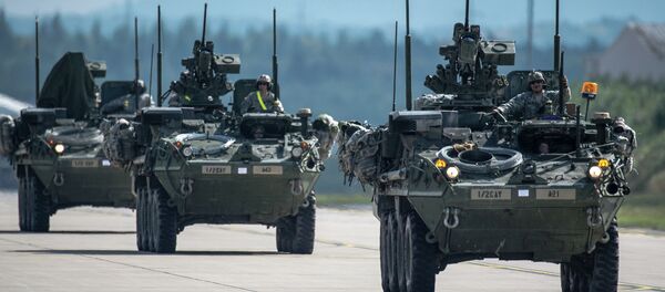 Des Stryker américains Des Stryker américains - Sputnik Afrique