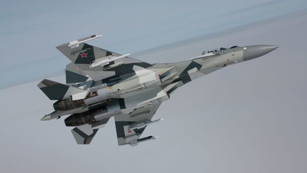 Un chasseur russe Su-35 - Sputnik Afrique