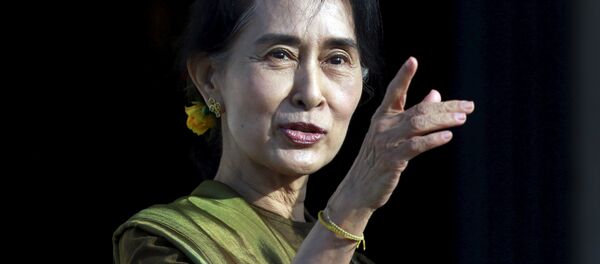 Aung San Suu Kyi, líder de la oposición en Myanmar - Sputnik Afrique