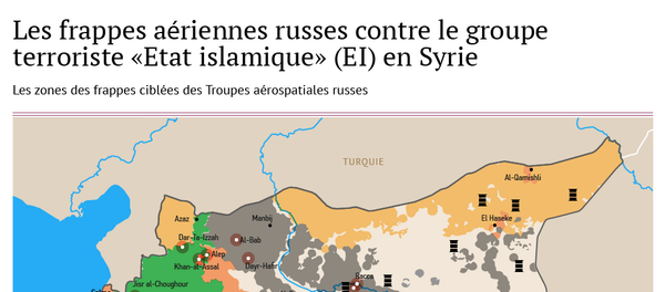 Les frappes aériennes russes contre l'EI en Syrie - Sputnik Afrique