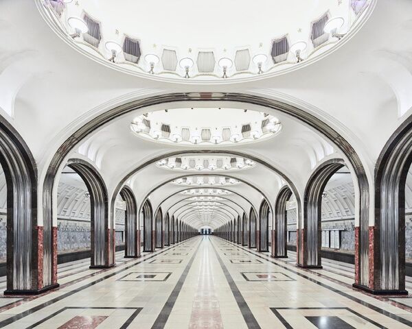 station de métro Mayakovskaya station de métro Mayakovskaya - Sputnik Afrique