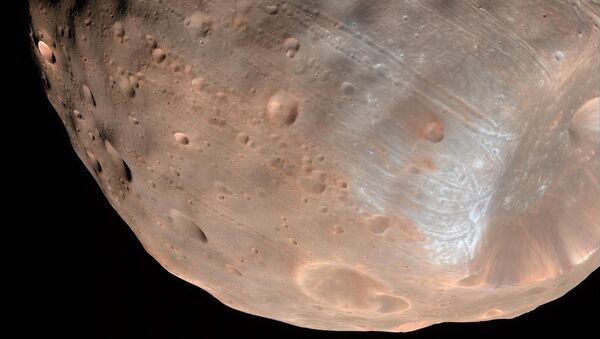 Phobos, l'une des deux lunes de Mars - Sputnik Afrique