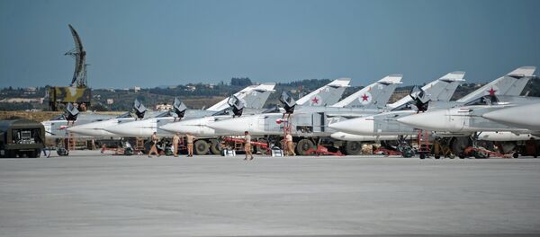 La base aérienne de Hmeimim à Lattaquié La base aérienne de Hmeimim à Lattaquié - Sputnik Afrique