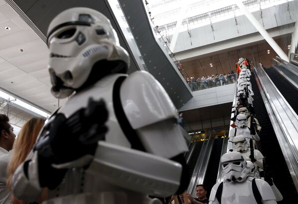 Star Wars débarque à l’aéroport de Singapour - Sputnik Afrique