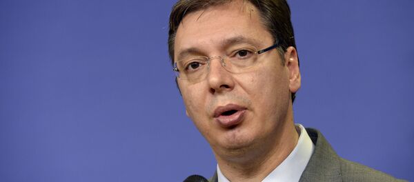 Premier ministre serbe Alexandre Vucic - Sputnik Afrique