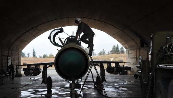 Base aérienne militaire Ham en Syrie - Sputnik Afrique