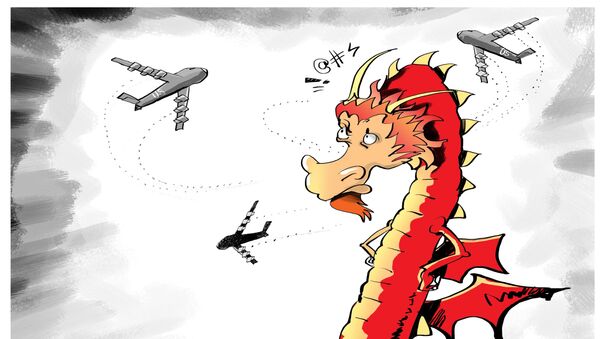 Des bombardiers US en mer de Chine, un défi lancé à Pékin - Sputnik Afrique