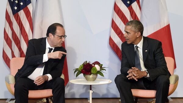 François Hollande et Barack Obama - Sputnik Afrique