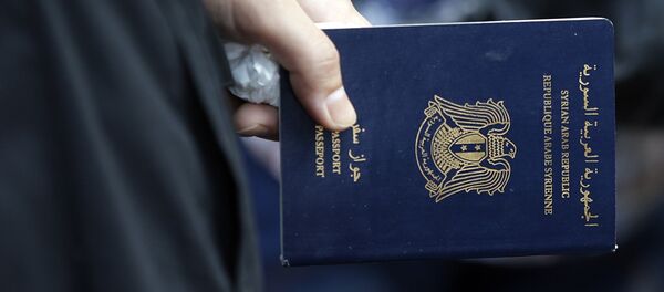 Un passeport syrien. Image d'illustration - Sputnik Afrique