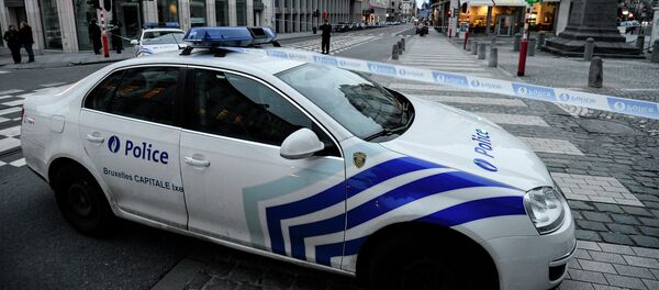 Une voiture de police à Bruxelles - Sputnik Afrique