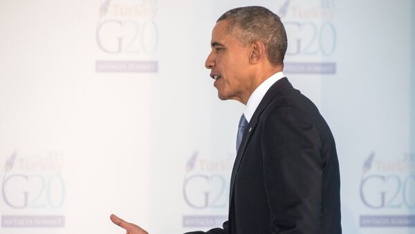 Президент РФ В.Путин принимает участие в саммите G20 в Турции - Sputnik Afrique