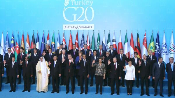 Le sommet réunissant les chefs d'Etat et de gouvernement des pays membres du G20 a été officiellement ouvert dans la province turque d'Antalya. - Sputnik Afrique
