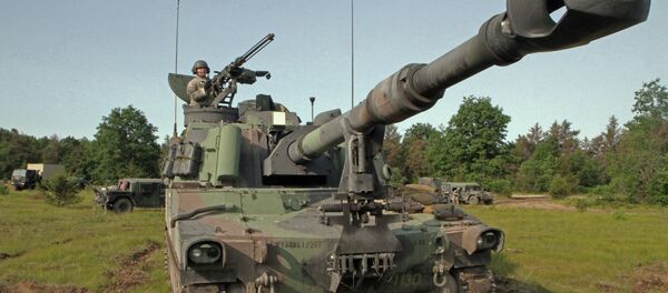 Canon automoteur américain Paladin M109A6 - Sputnik Afrique