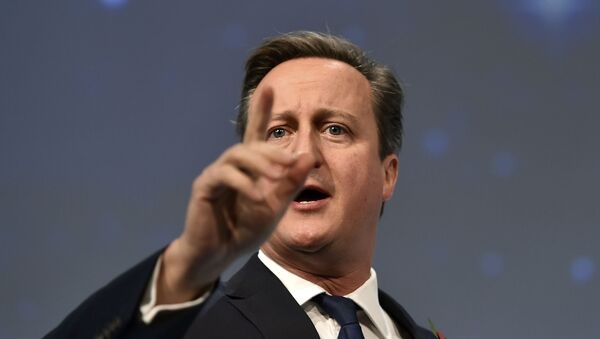 Le premier-ministre britannique David Cameron - Sputnik Afrique
