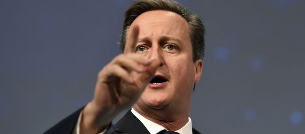 Le premier-ministre britannique David Cameron - Sputnik Afrique