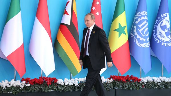Le président russe Vladimir Poutine prend part au sommet du G20 en Turquie - Sputnik Afrique
