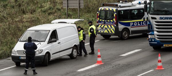 La frontière franco-belge, Nov. 17, 2015 - Sputnik Afrique