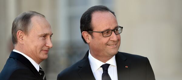 Vladimir Poutine et François Hollande - Sputnik Afrique