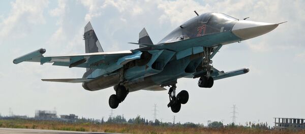 Un Su-34 russe à Lattaquié - Sputnik Afrique
