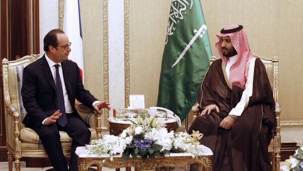 François Hollande et Mohammed ben Salmane Al Saoud. Archive photo - Sputnik Afrique