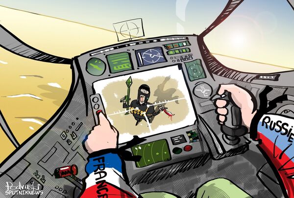 La coordination des opérations militaires des armées française et russe en Syrie - Sputnik Afrique