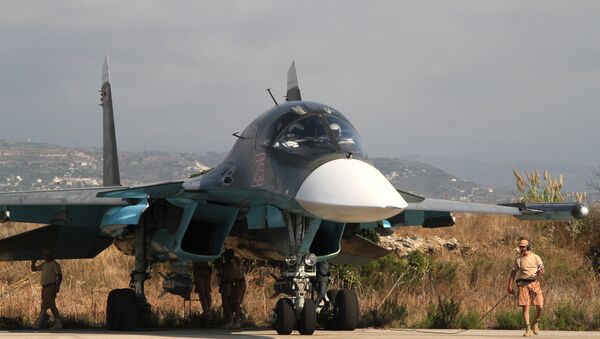 Su-34 russe en Syrie - Sputnik Afrique