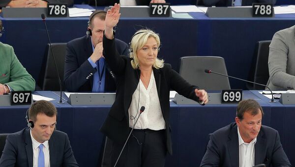 Marine Le Pen, présidente du FN - Sputnik Afrique