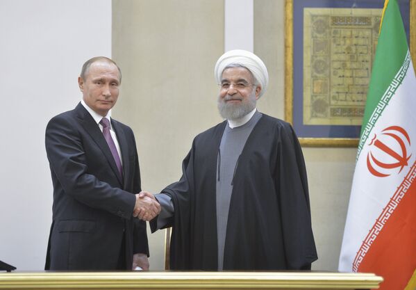 Vladimir Poutine en visite en Iran - Sputnik Afrique