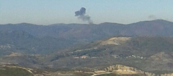 Le lieu du crash de l'avion russe abattu par la Turquie - Sputnik Afrique