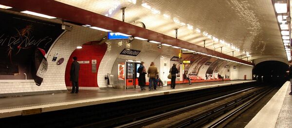 Métro de Paris (France) - ligne 11 - Station République. Archive photo - Sputnik Afrique