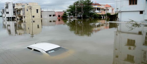 Inondation en Inde, Nov. 17, 2015. - Sputnik Afrique